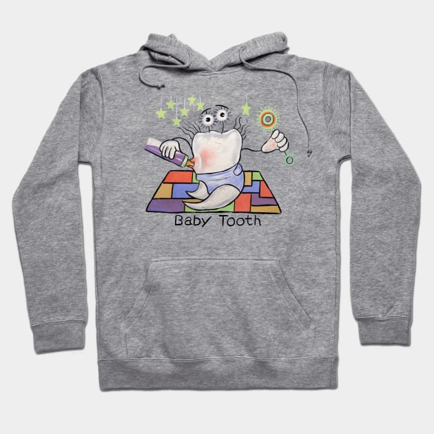 Baby Tooth Hoodie by Anthony R Falbo
